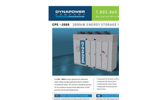 Model CPS-2000 - 2000 KW Utility Scale Energy Storage Inverter Brochure