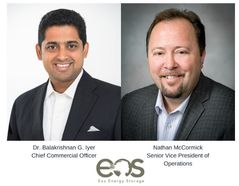 Eos Energy Storage Strengthens Leadership to Prepare for Future Growth with Two Executive Appointments