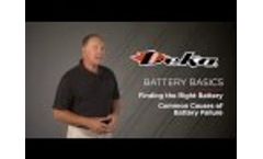 General Battery Knowledge - Video