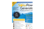 Solar Power Generation USA 2011