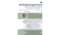 Biodiversity & Ecosystem Finance Europe Brochure (PDF 864 KB)