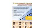 Solar Innovation & Investment USA Brochure (PDF 348 KB)
