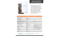 Energport - 11kWh Pack 48V Low Voltage Battery - Brochure