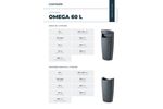 Omega - Model 60 L - Outdoor Litter Bin - Brochure