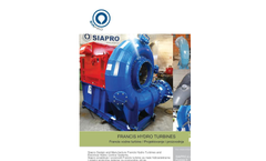 Siapro - Francis Turbines Brochure