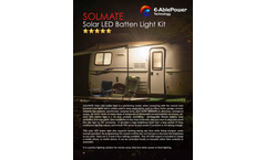 E-able - Model AI-X - Solar Batten Light Brochure