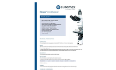 Euromex - Model iScope - Materials Science Microscopes - Brochure