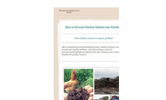 How to Process Chicken Manure Fertilizer