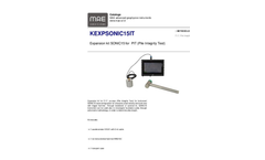MAE - Model KEXPSONIC15IT - Expansion Kit for Pile Integrity Test (PIT) Surveys - Datasheet