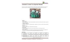 Yutian - Model YT-ZXJ - Ceramic Core Injection Machine - Brochure