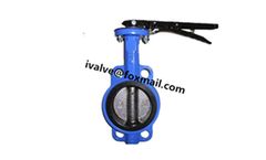 Rubber Seal Wafer Type Butterfly Valve