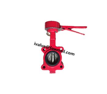 Cast Iron Lever Butterfly Valve With Micro Switch