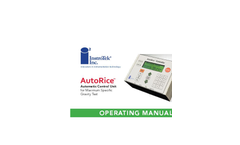 AutoRice - Controller for Rice Test Manual