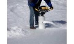 Ice Auger Shroud by IceHogger Inc. Video