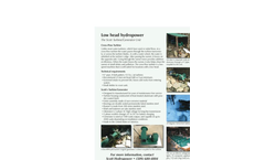 Scott Hydroelectric - Cross-Flow Turbine Generator - Brochure