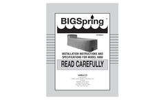 BigSpring - Model 6000/6001 - Waterer Brochure