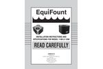 EQUIFount - Model 1100/1101 - Horse Water Systems - Guide