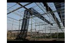 Installation of sun shade/net for plants (part 6)--installation of sunshade net Video