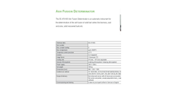 5E-AF4105 Ash Fusion Determinator - Datasheet