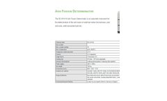 5E-AF4115 Ash Fusion Determinator - Datasheet