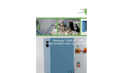 Bioenergy TUMBLER 1000 - User Manual