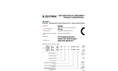 DINAK - Model FK-hp - Single Wall Chimneys Brochure