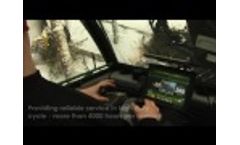CCpilot XL Display Computer in Forestry Machine Video