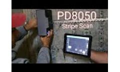 How to Stripe Scan with PD8050 Ultrasonic Pulse Echo - Proceq - Screening Eagle - Concrete Testing - Video