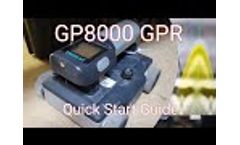 Proceq GP8000 GPR Quick Start Guide - Ground Penetrating Radar - Concrete Scanning - Inspection - Video