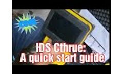 IDS Cthrue, a Quick Start Guide - How to Scan Concrete With GPR - Ground Penetrating Radar - Video