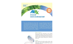 AirxLabs - Model RX 17 - Stick-On Odor Counteractant - SpecSheet
