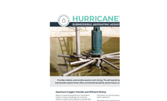 Hurricane - Submersible Aspirating Aerator/Mixer - Brochure