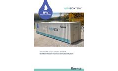 Fluence NIROBOX - Model BW - Containerized Brackish Water Desalination Plant - Brochure