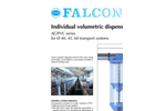 Falcon - Model AC/PVC Series - Individual Volumetric Dispensers - Brochure