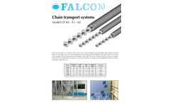 Falcon - Model Ø 40-45-60 - Chain Transport Systems - Brochure