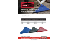 SMB ScrapeRake - Standard Scraper With Superior Durability - Brochure