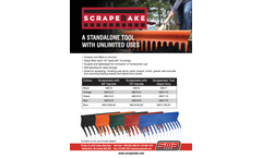 SMB ScrapeRake - Landscape Standalone Tool With Unlimited Uses - Brochure