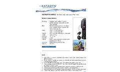 Aquifer - Model 200 DC - Portable Desalination and Purification System - Brochure