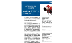 PBS - Model AOH-M Series - Automatic Oil Burners - Brochure