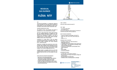 PBS - Model Flare NTF - Residual Gas Burner - Brochure