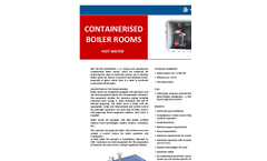PBS - Containerised Boiler Rooms - HOT WATER - Brochure
