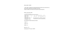 Altro - Model ZG-350/10 - Rotary Swather - Datasheet