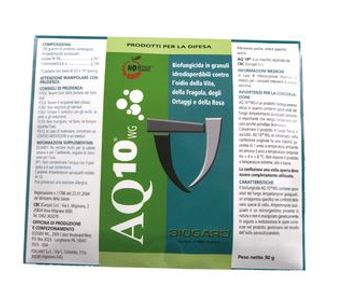 Biogard - Model AQ 10 WG - Antioid Microbiological Fungicide