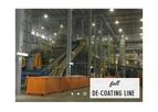 GME - Hot De-Coating Plant for Removal Process of Grease, Oil, Paint, Plastic and Aluminum Scraps