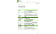 PSI - Model FMT 150 - Photobioreactors Technical Sheet