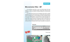 Model MF - Micro-Strainer Filters Brochure