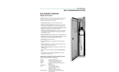 Model 1170 Series Gas Cylinder Cabinets Brochure