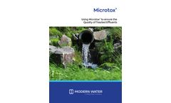 Microtox - Using Microtox to Ensure the Quality of Treated Effluents - Application Note