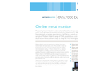 MicroTrace - Model OVA7100 - On-line Metal Monitor - Brochure