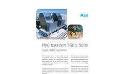 Hydroscreen Bi Wave Panel Static Screen Brochure